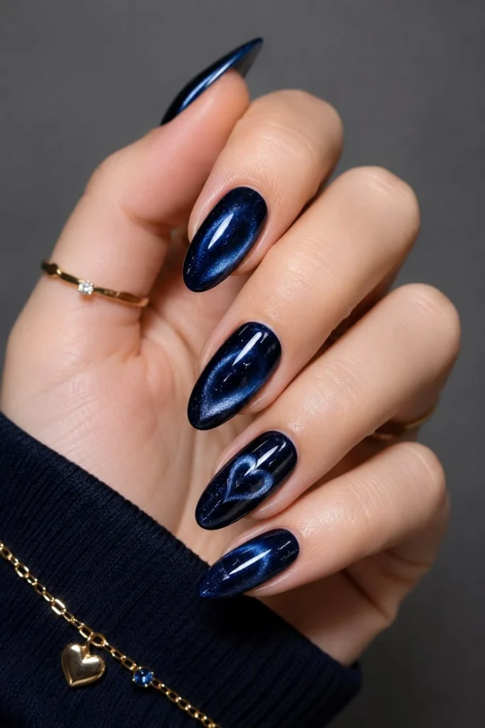 Blue Galaxy Nail Designs