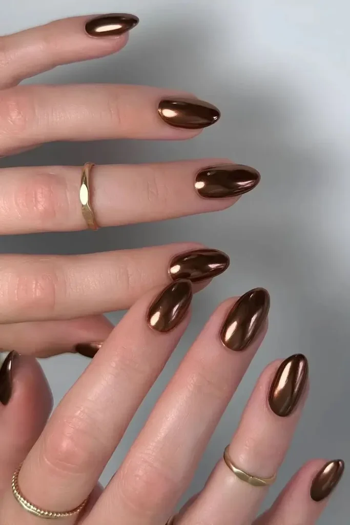 Chrome Nail Designs Simple
