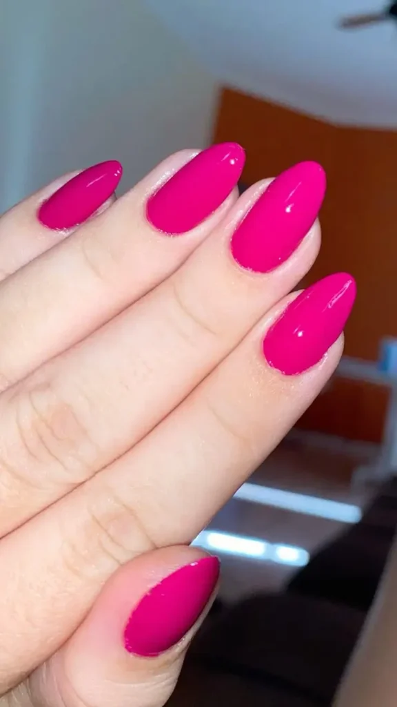 Hot Pink Nail Designs 2026