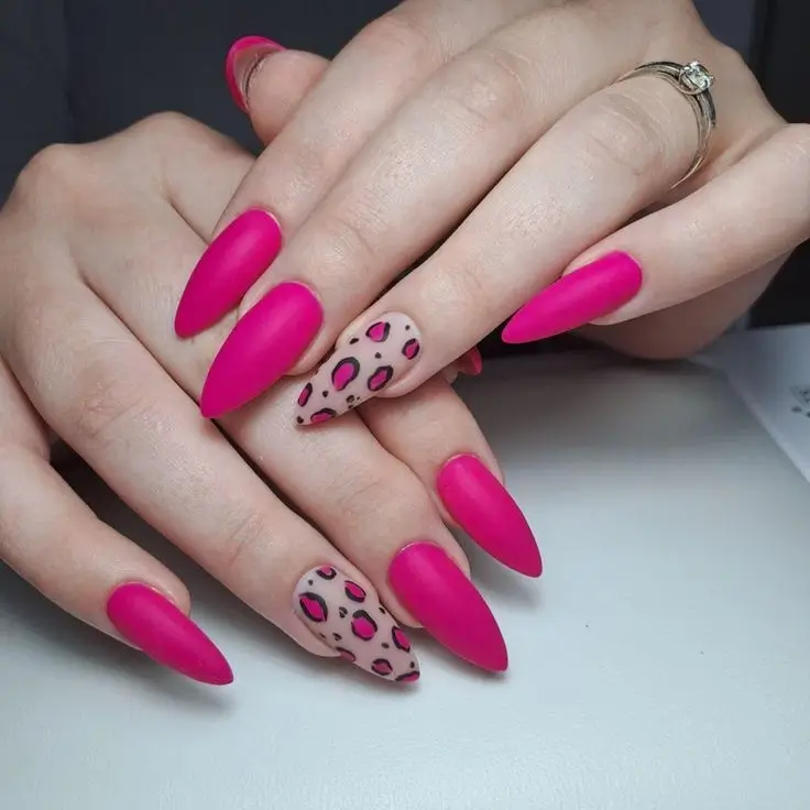Hot Pink Nail Designs Pinterest