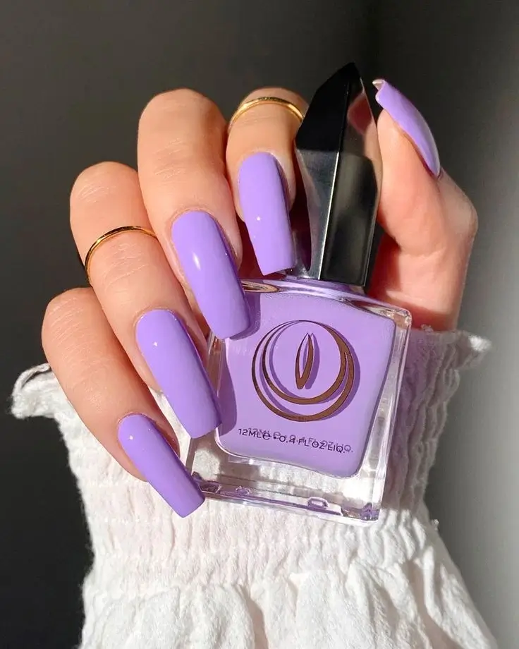 Lavender Acrylic Nails Designs