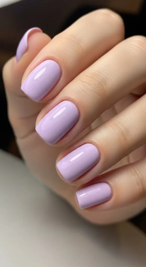 Lavender Nail Designs Short
