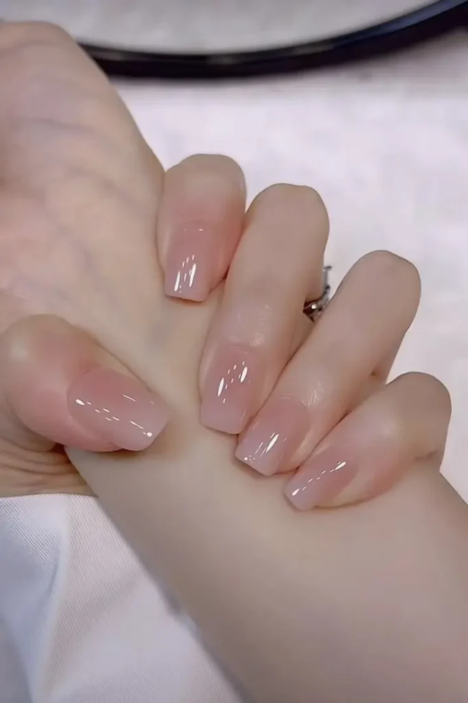 Milky Pink Nails