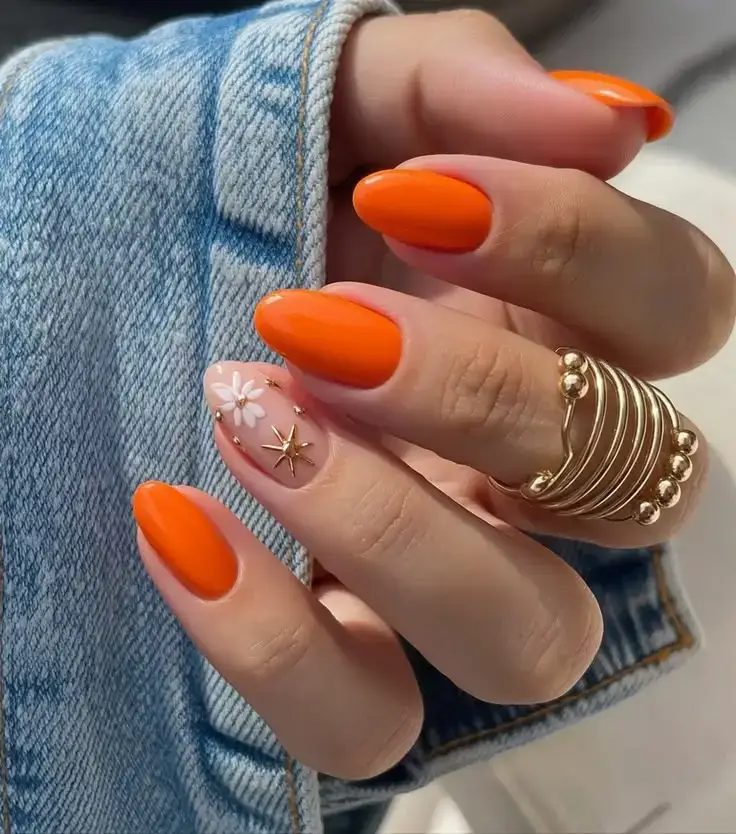 Orange Nail Designs for Every Occasion