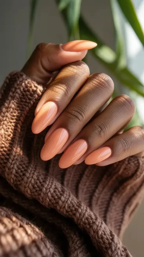 Peachy Coral Nail Polish