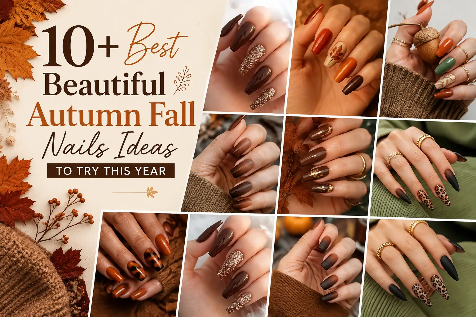autumn fall nails