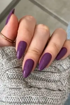 Dark Purple Nail Designs