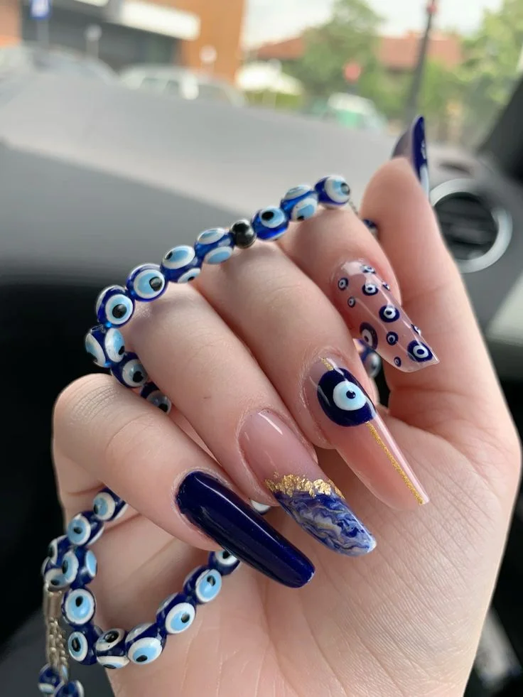 Evil Eye (Nazar) Art Nails