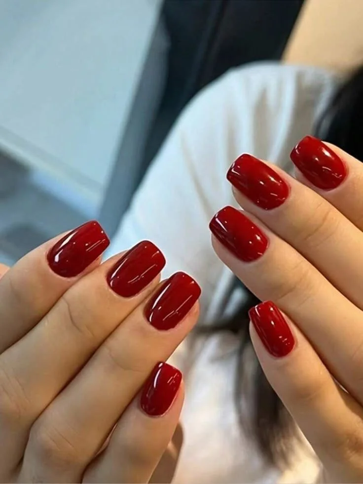 Red Aspen Nails Fall