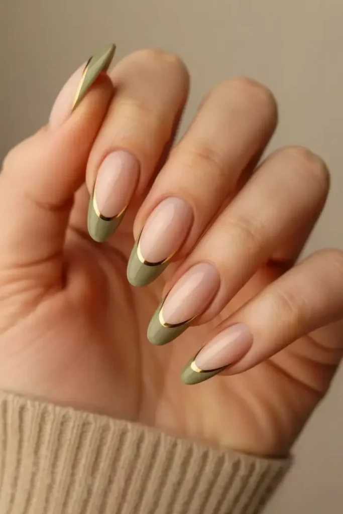 Sage Green Nails For Wedding