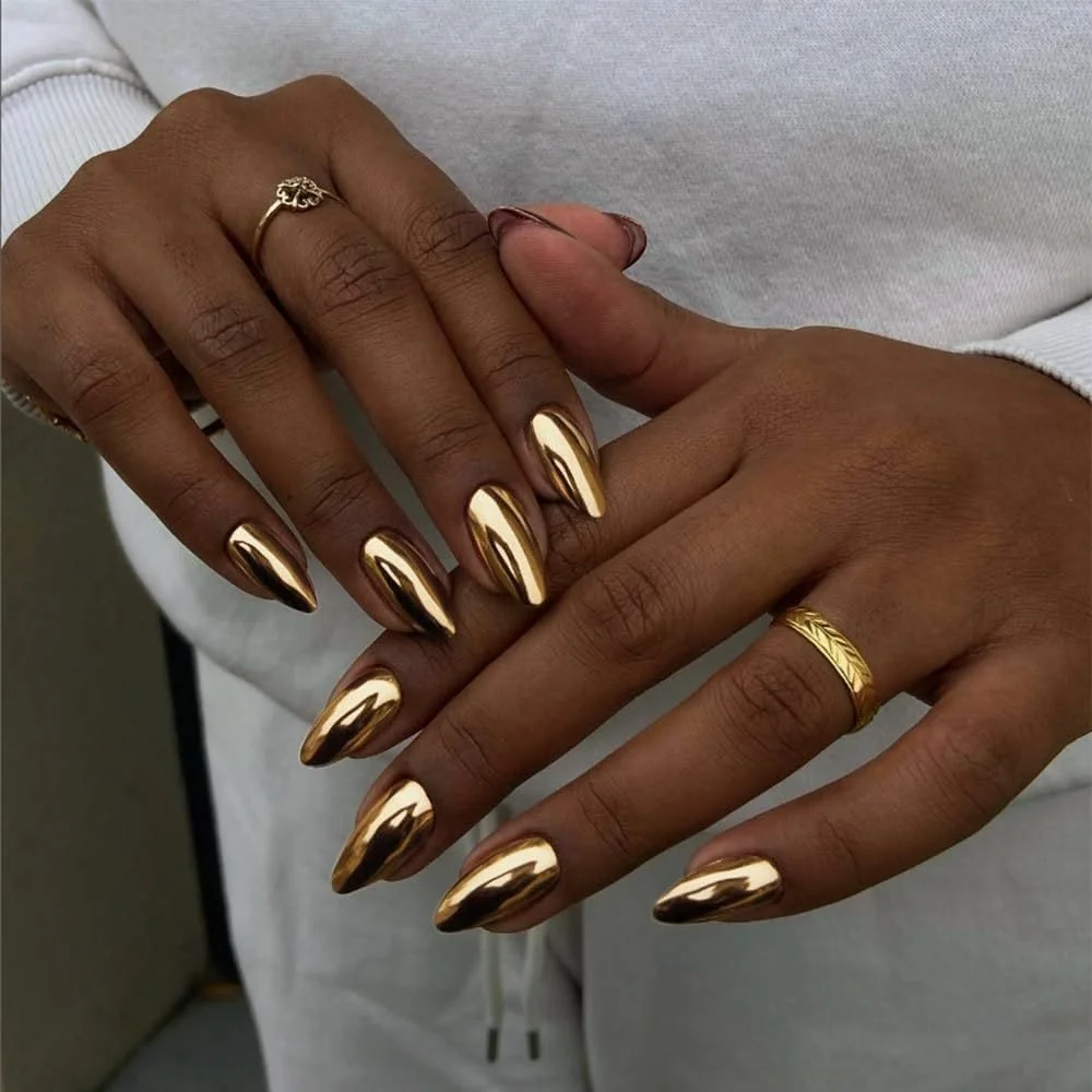 Soft Gold Nail Color
