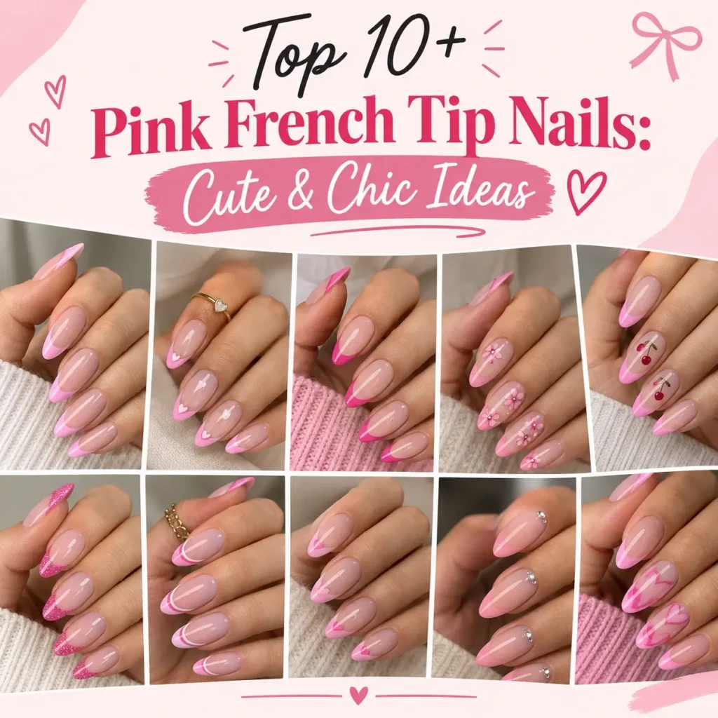 Top 10+ Pink French Tip Nails Cute & Chic Ideas