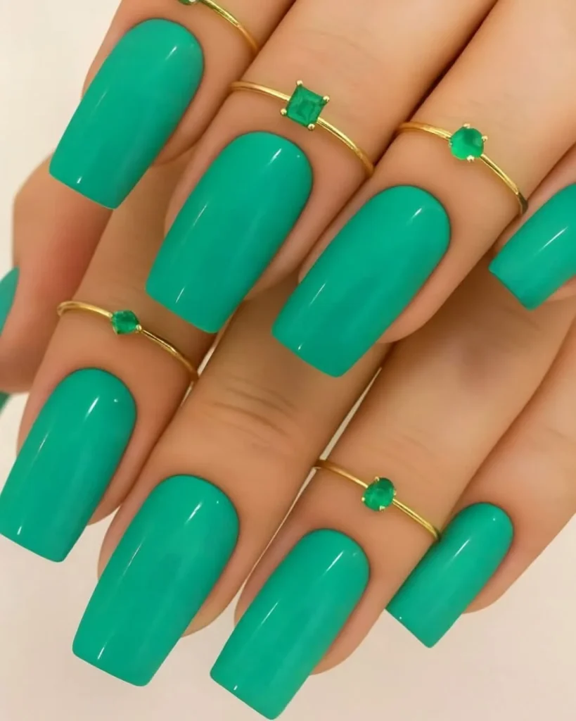 Turquoise Nail Designs