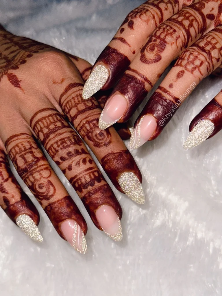 Wedding French Nail Art