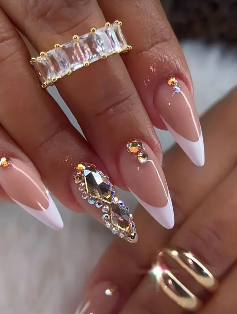 Classy Stiletto Nails Designs