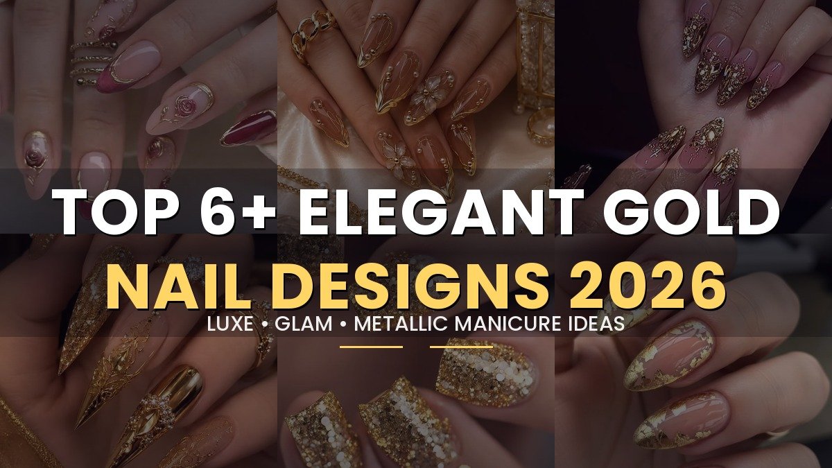 Elegant Gold Nail Designs