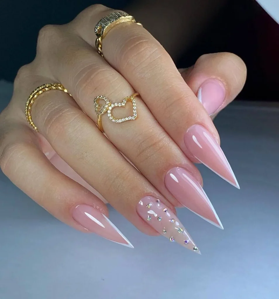 Stiletto Nail Designs Short